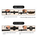 Bike Rear Lamp Smart Bike Wireless Remote Turn Signal Lights USB Rechargeable Bicycle LED Taillight Bicycle Parts.