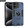 For Tecno Pova NEO 3 Phone case Silicone Armor Metal Ring Stand Case Armor Back Protective Shockproof Hard Dual Layer for Tecno Pova NEO3 Cover Casing HP. 