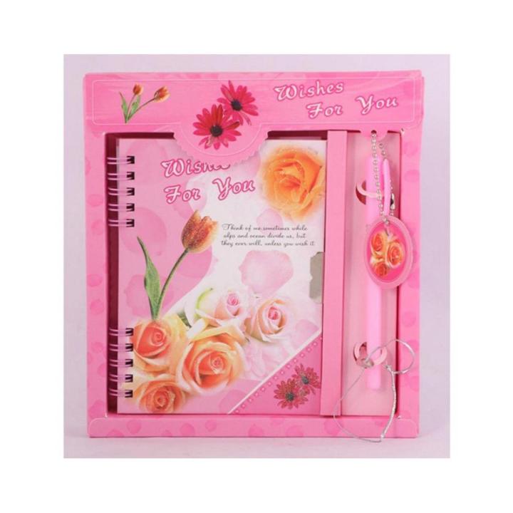 Valentain Supper Gift Lock Diary With Pen Gift Set Notebook notebook