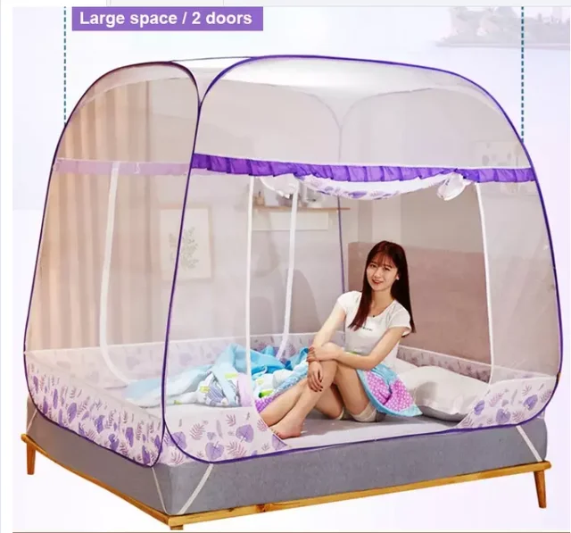 Squire%20shape%20mosquito%20net%20for%20double%20bed%20%205/7%20family%20size%20bed%20mosari%20-%20Image%203