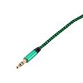 Aluminum Alloy Male To Male Audio Cable Audio Line Color Braided Cable. 