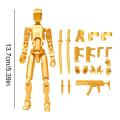 Robot Action Figure 3D Printed with Full Articulation for Stop Motion Animation 13 Action Figure Dummy.