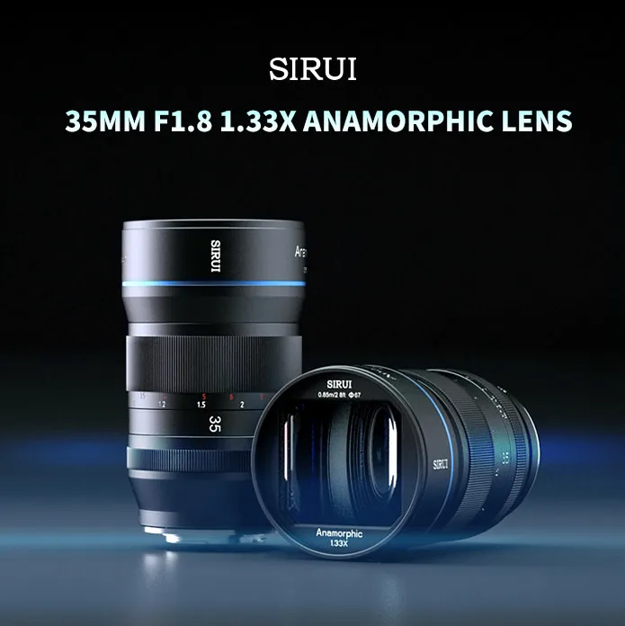 SIRUI 35mm/50mm/75mm 24mm Anamorphic Cine Lens For
