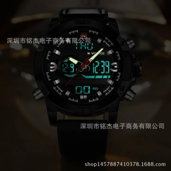 NAVIFORCE%20Leading%209097%20Hot%20selling%20Men's%20Watch%20Sports%20Waterproof%20Dual%20Display%20Multifunctional%20Quartz%20Watch%20Men's%20Watch%20-%20Image%202