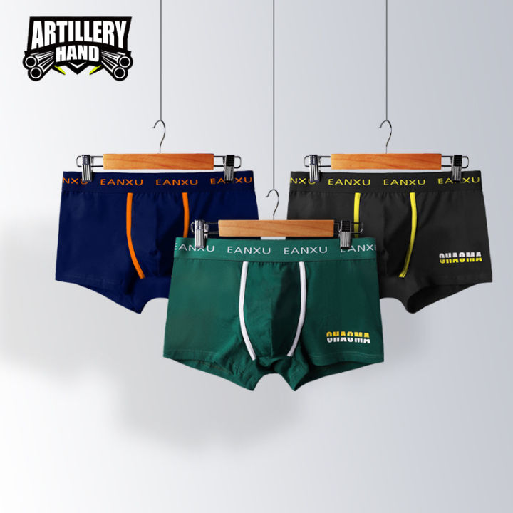 2023New%20Cotton%20Men's%20Underwear%20Comfortable%20Breathable%20Mid%20Waist%20Trendy%20Pants%20Personality%20Solid%20Color%20Boxer%20One%20Piece%20Dropshipping%20-%20Image%204