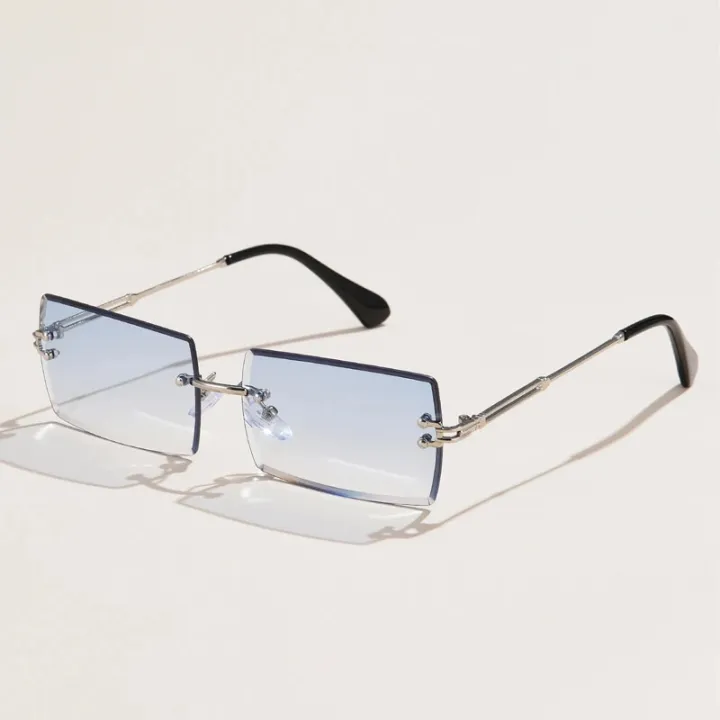 Fashion%20Rimless%20Rectangle%20Sunglasses%20Women%20Men%20Alloy%20Trendy%20Brand%20Small%20Square%20Sun%20Glasses%20Gradient%20Black%20Lens%20Shades%20UV400%20-%20Image%204