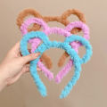 【Must-have】 Womens Headband Woolen Hair Band Headwear Girl Wash Up Plush Hair Hoop Hair Accessories Autumn And Winter Mzea.
