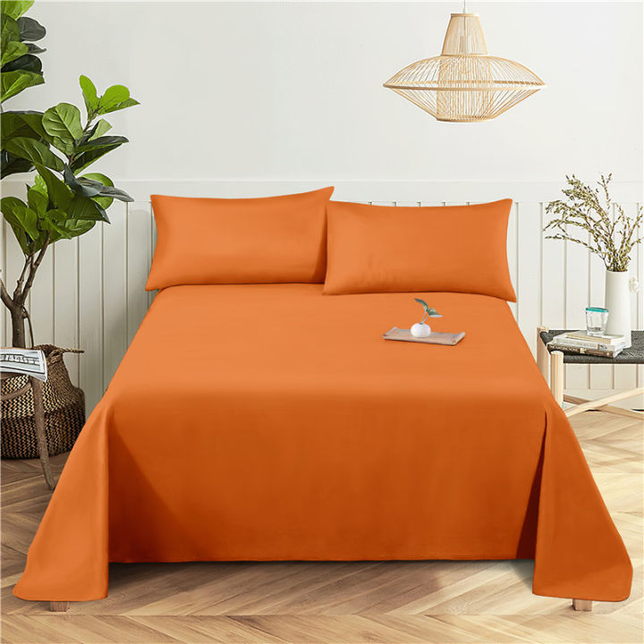 Solid%20Color%20Bedding%20Sheet%20Home%20Digital%20Printing%20Polyester%20Bed%20Flat%20Sheet%20With%20Pillowcase%20Print%20Bed%20Sheet%20-%20Image%203