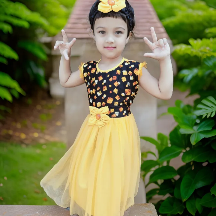 Baby%20Girls%20Fashionable%20Beautiful%20homemade%20party%20Dress%20,frock%20For%200-12%20Years%20Babies%20-%20Image%204
