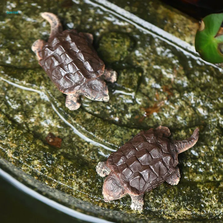 Snapping%20Turtle%20Figurine%20Tea%20Pet%20Sculpture%20Snapping%20Turtle%20Statue%20for%20Table%20-%20Image%206