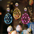 Colored Easter Lamp Festive Suction Cup Creative Bunny Lamp Seasonal Decorative Holiday Light for Party Decor Holiday Ambiance. 