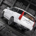 1:32 Cadillac Escalade Off Road Vehicle Alloy Car Diecast Metal Model Sound Light Pull Back Toy Car Central Control Ornaments.