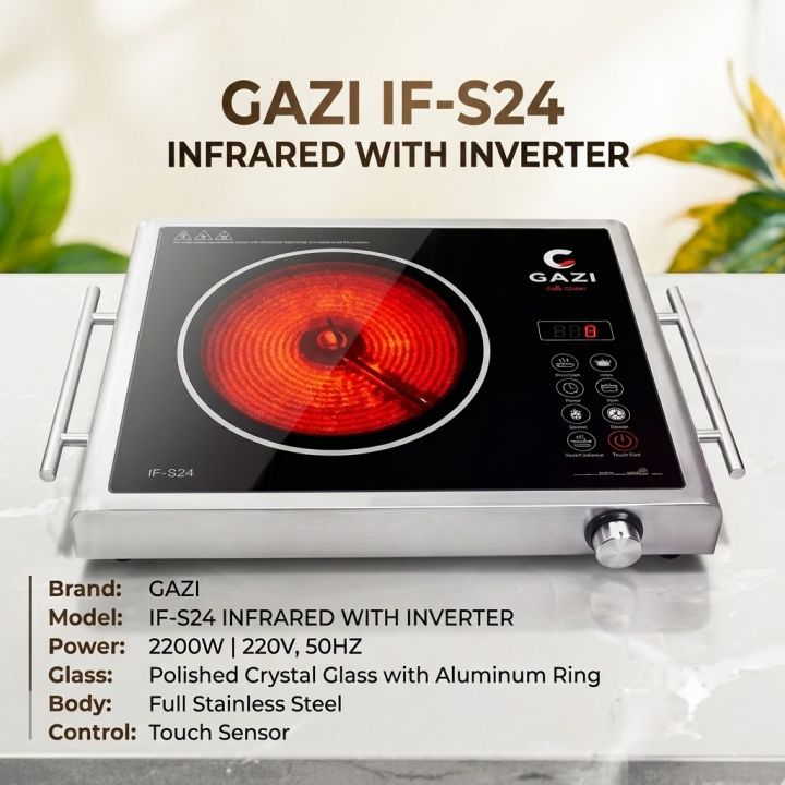 Gazi IF-S24 2200W Smiss Infrared Cooker FI
