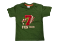 3 pcs boys embroidery multi design multicolor premium cotton t-shirt. 