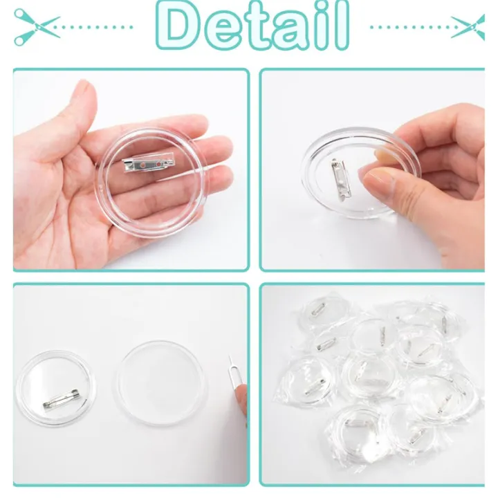3%20Inch%20DIY%20Button%20Pins%20Acrylic%20Button%20Pin%20Badge%20Clear%20Craft%20Button%20Badges%20Pin%20Back%20Buttons%20For%20School%20Projects%2025Pcs%20-%20Image%205