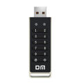 DM FD063 256-bit Encrypted USB Drive Password Secure Flash Drive USB3.2 U Disk Support Reset/Wipe/Auto Lock Function. 