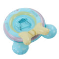 Swim Tube, Anti Leakage Swim Ring Inflatable 0.25mm Thickness with Handle for Kids for Pool. 