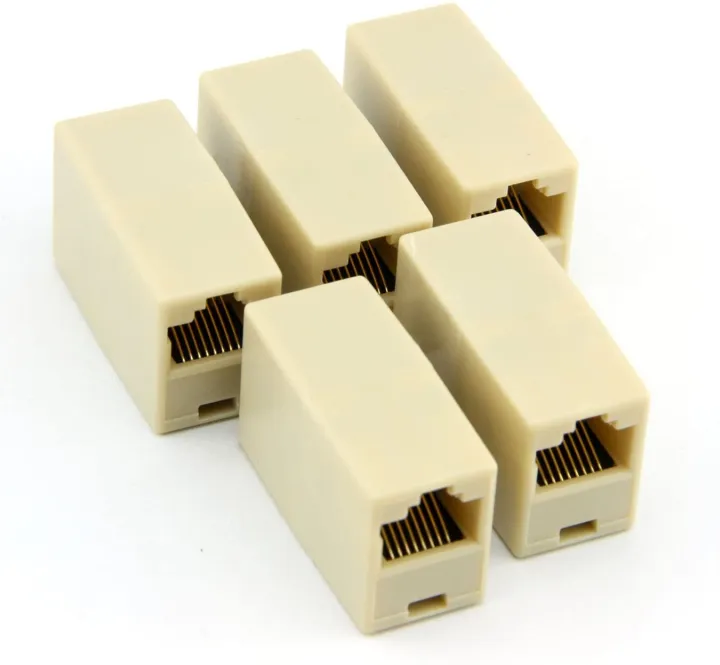 Rj45%20Lan%20Jointer%20White%20(5Pcs)%20-%20Efficient%20Ethernet%20Lan%20Cable%20Joiner%20For%20Seamless%20Connectivity%20-%20Image%202