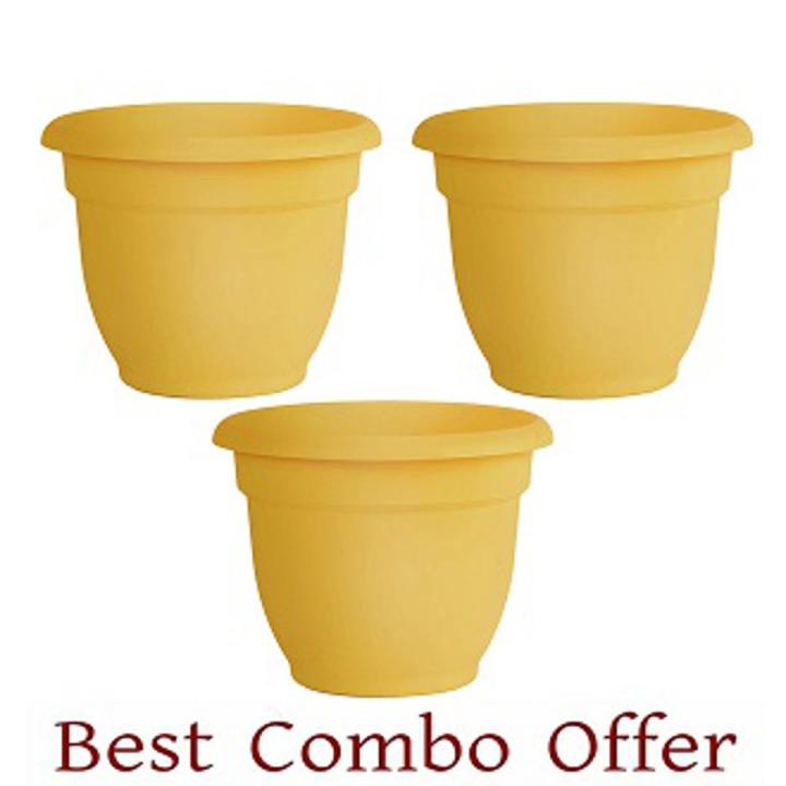 8" Plastic Flower Tob 03 Pcs Bundle Plastic Flower Tub Gardening Tob planter/Plastic Planter/ Gardenware tools 8" inch