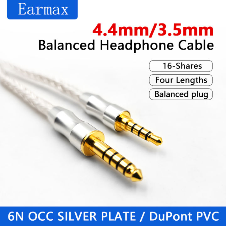 For%20SONY%20Audio%20Technica%20MDR-1A%201000XM3%20XM4%20XM5%20MSR7%20AR2%20AR3%20AR5%20SR5%20SR3%20Earphone%20Replaceable16Core%204.4mm%20to%203.5mm%20Balanced%20Cable%20-%20Image%203