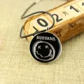 Black Retro Nirvana Pendants Necklace For Women/Men Girls Boys Jewelry Gifts rope chain simple Necklaces Accessories. 