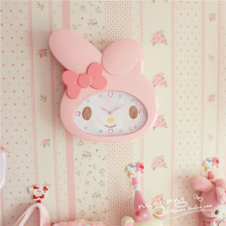 Sanrio%20new%20product%20My%20melody%20children's%20cute%20kawaii%20wall%20clock%20living%20room%20bedroom%20silent%20sweep%20second%20cartoon%20clock%20girl%20gift%20-%20Image%202
