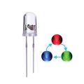 2 Pin RGB LED Light Emitting Diode 5mm LED Light Transparent LED Multi Color Blinking Light.
