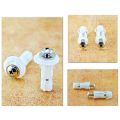 2Pcs Top Fix Toilet Cover Seat Screws Well Nut Pan Fixing WC Blind Hole Fitting Kit for Universal Toilet Seat Hinges. 