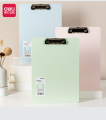 Deli PE103 Macaron colored A4 vertical version clip office folder. 