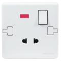 Walton W12PSPW10 Pearl White 2 Pin Socket with Switch.