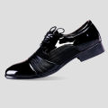 Preferred Plus Size Leather Shoes Men's Business Formal Men's Shoes Lace up Pointed Casual Shoes Versatile Single-Layer Shoes.