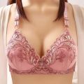 New embroidered underwear cross-border ladies thin cotton bra middle-aged and elderly ladies bra without underwires.