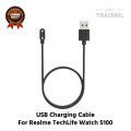 Realme TechLife Watch S100 Magnetic Charging Cable High Quality USB Charger Cable USB Charging Cable Dock Bracelet Charger For Realme TechLife Watch S100 Smart Watch. 