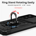 【Customer favorite】 laxyA5 55 Ga Moving Lens Camera Protector G Case Slip A55 5 for Galaxy Armor Phone Back Coque for Galaxy A55 A5 Ring Stand Cover. 