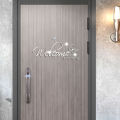 【Wweirdoo】Wall Sticker Nice-looking Attractive Decorative Welcome Sign with Butterfly Sticker for Home. 