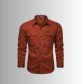 Full sleeves double pocket panel Shirt.