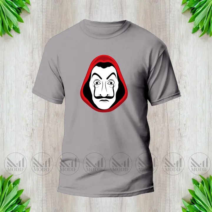 Money%20Heist%20Graphic%20Design%20T-Shirt%20Made%20With%20Premium%20Cotton%20Unisex%20Round%20Neck%20Short%20Sleeve%20-%20Image%203