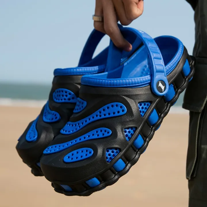 Qmaigie%20Jelly%20Shoes%20Men%20Sandals%20fashion%202021%20Summer%20Hole%20Shoes%20Rubber%20Garden%20Clogs%20Men%20Outdoor%20Beach%20Flat%20Sandals%20Slippers%20green%20-%20Image%205