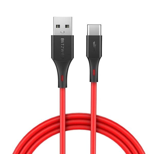 BlitzWolf BW-TC14 3A USB Type-C Charging and Data Cable - Fast, Durable, and Reliable