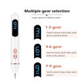 LCD Plasma Removal Pen Face Wart Freckle Remover Machine Mole Dark Spot Skin Tag Removal 9 Level USB Charge Beauty Salon. 