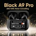 A9 Pro Touch Screen ANC Wireless Earphones - TWS Noise-Cancelling Earbuds, Bluetooth 5.3, Long Battery Life, HiFi Sound Quality. 