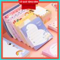 Sticky Note Pad Japanese and Korean flowers creative and cute.