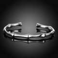 Stainless Steel Gold Color Bamboo Joint Bracelet for Women Men Romantic Party Gift Fashion Jewelry.