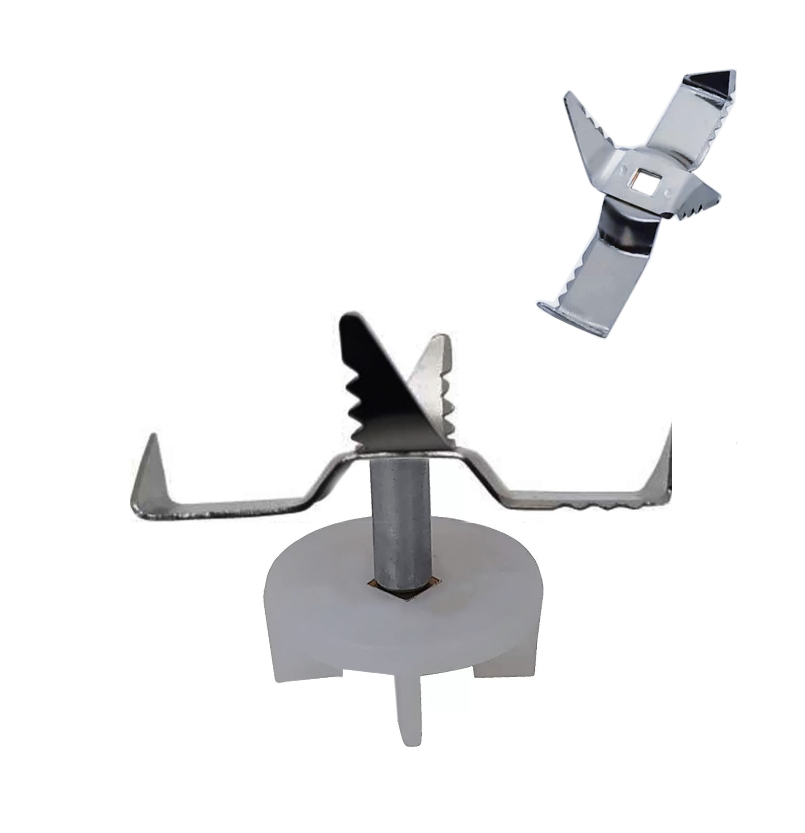 Stainless Steel Mixer Jar Blade + Shaft + Jar Coupler + Shaft Nut