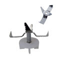 Stainless Steel Mixer Jar Blade + Shaft + Jar Coupler + Shaft Nut. 