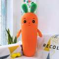 Carrot Plush Staffed Toys Long Side Pillow Toy. 