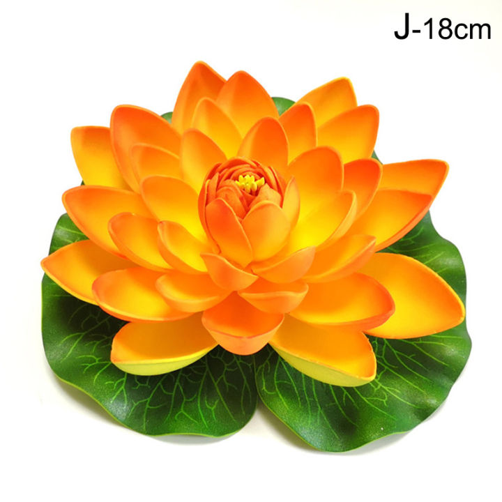 10/18cm%20Artificial%20Lotus%20Diy%20Water%20Lily%20Simulation%20Floating%20Lotus%20Garden%20Pond%20Fish%20Decoration%20Artificial%20Flowers%20-%20Image%204