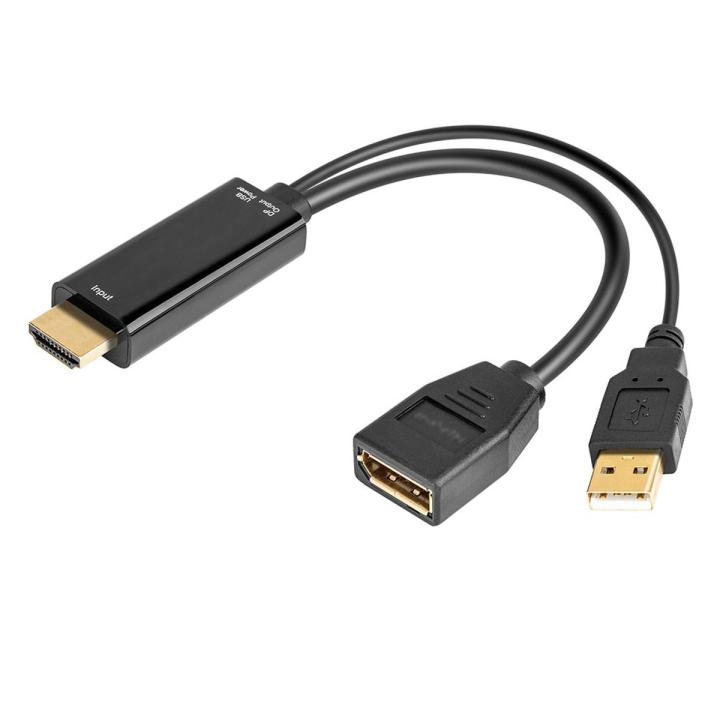 4K USB Powered HDMI-compatible Male To DP Display Port