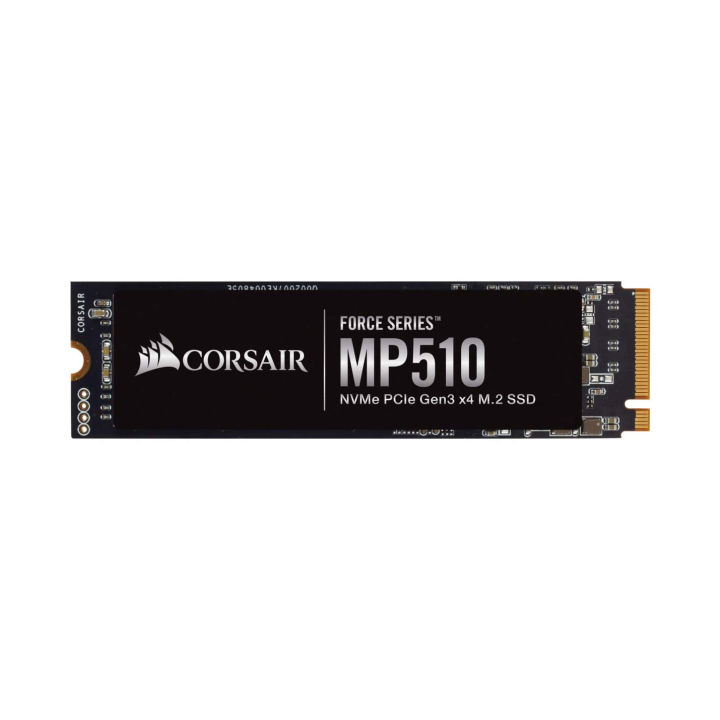 Corsair Force MP510 240GB M.2 NVMe PCIe Gen3x4 SSD Sequential Read Speeds of up to 3,100 MB/s Write Speeds of up to 1,050 MB/s Black