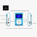 Mini portable MP3 music player metal clip MP3 player - black. 